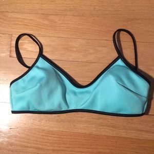 PINK Turquoise Bikini Top